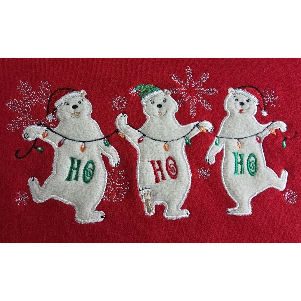 NWT Kmart Holiday Editions Red  Hohoho  Holiday Sweater Womens Size 2XL‎